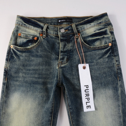 Jean violet dégradé