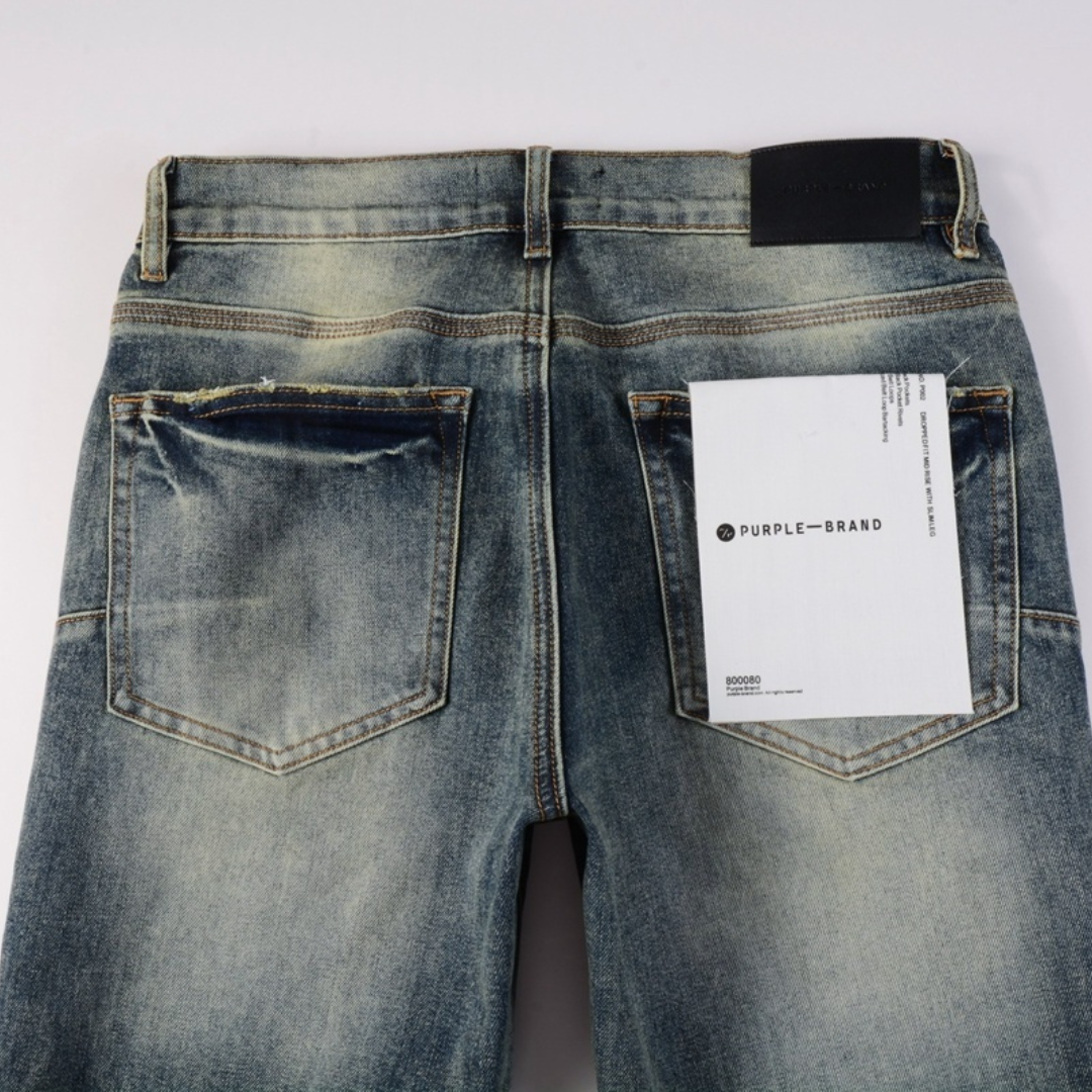 Jean violet dégradé