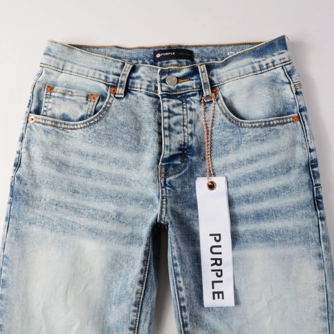 Jean dégradé violet clair