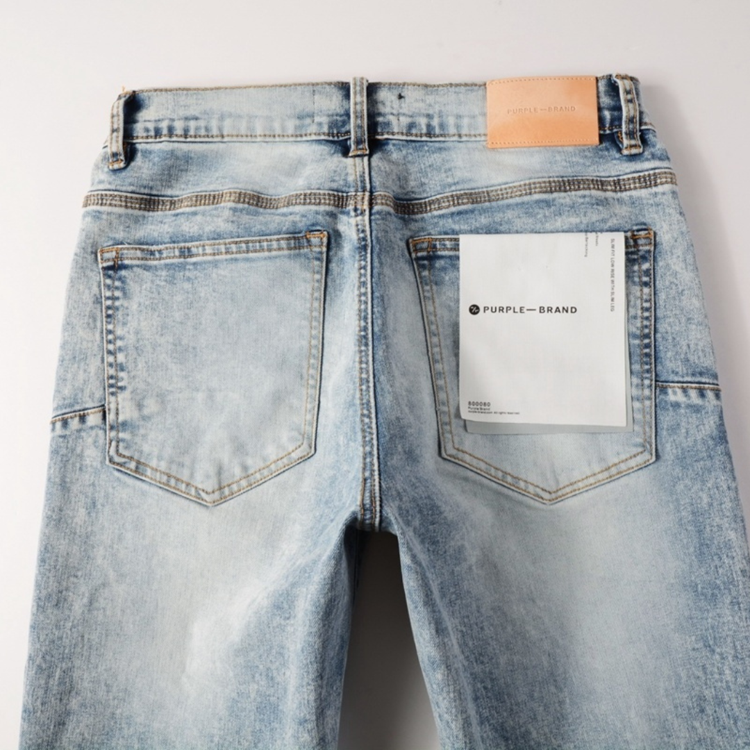 Jean dégradé violet clair