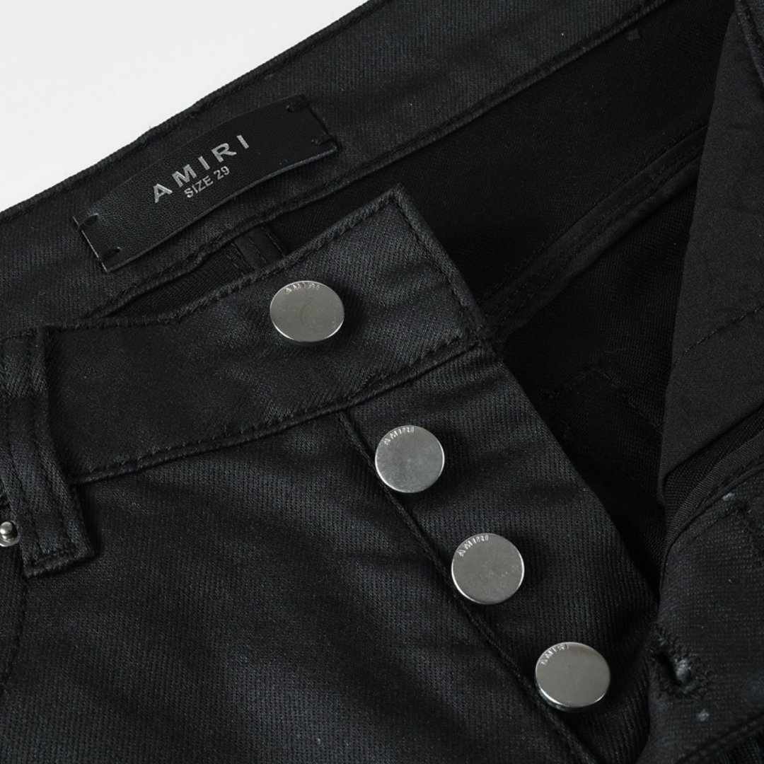 Jean en denim noir Amr