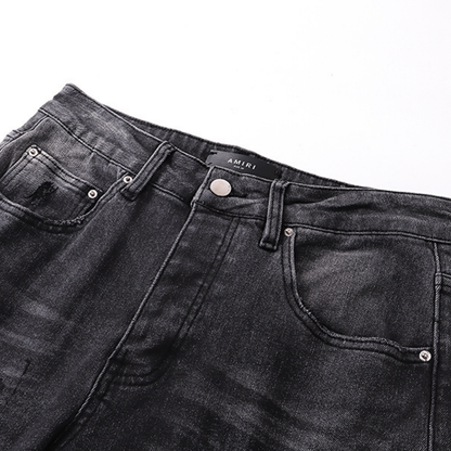 Jean Amr Grey à logo décalé