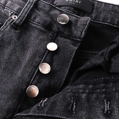 Jean Amr Grey à logo décalé