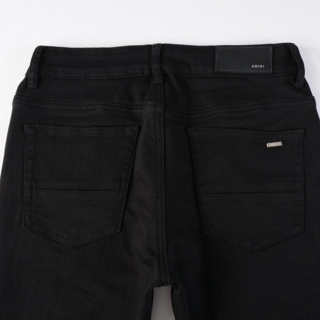 Jean noir déchiré Amr