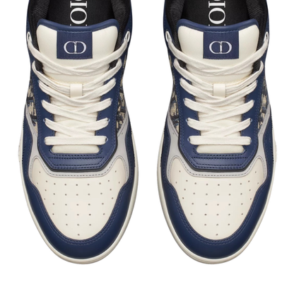 B27 Monogramme Marine Blanc