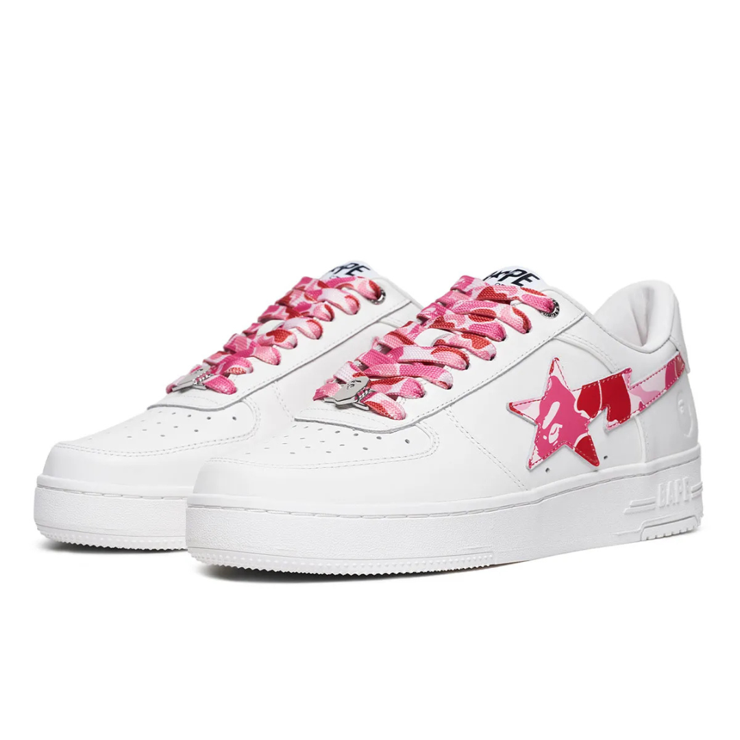 Bape Bapesta Camouflage Rose