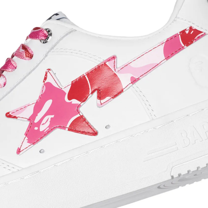 Bape Bapesta Camouflage Rose
