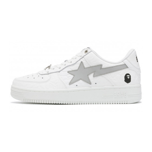 Bape Bapesta Camouflage blanc