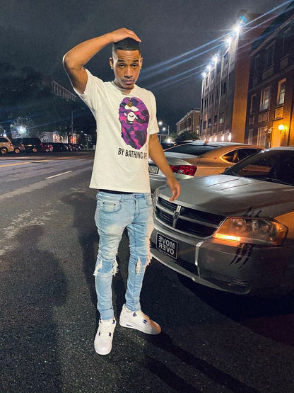 J4 Retro Violet Métallisé