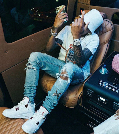 J4 Rétro Rouge Métallisé