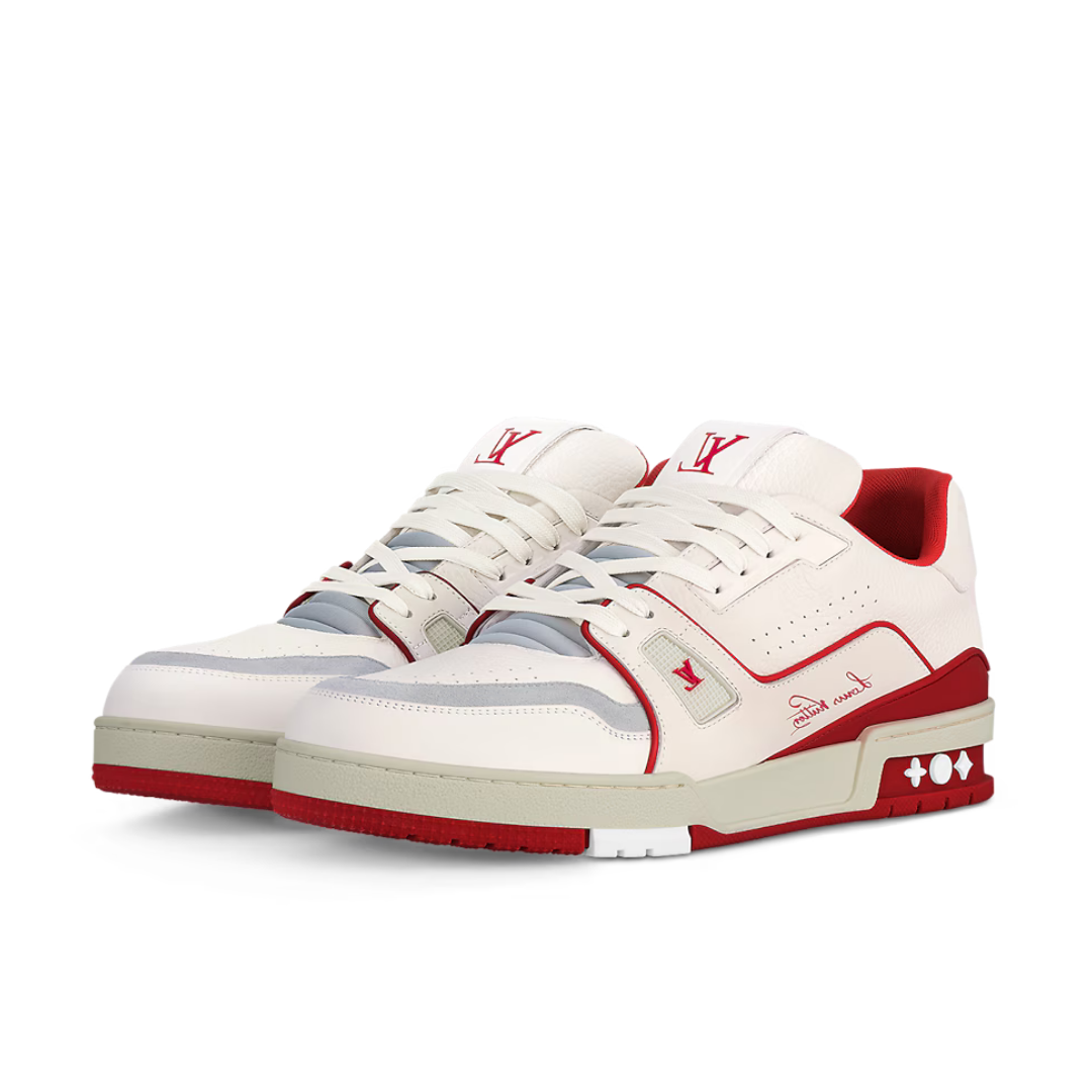 LV Monogramme Crème Rouge