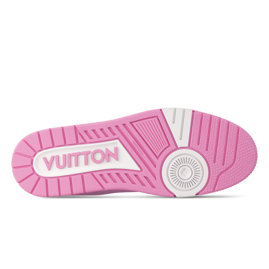Baskets roses monogrammées LV