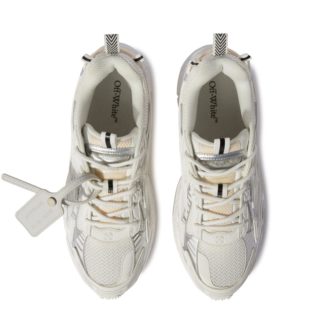 Off "Je reviens tout de suite" Beige Argent