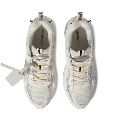 Off "Je reviens tout de suite" Beige Argent