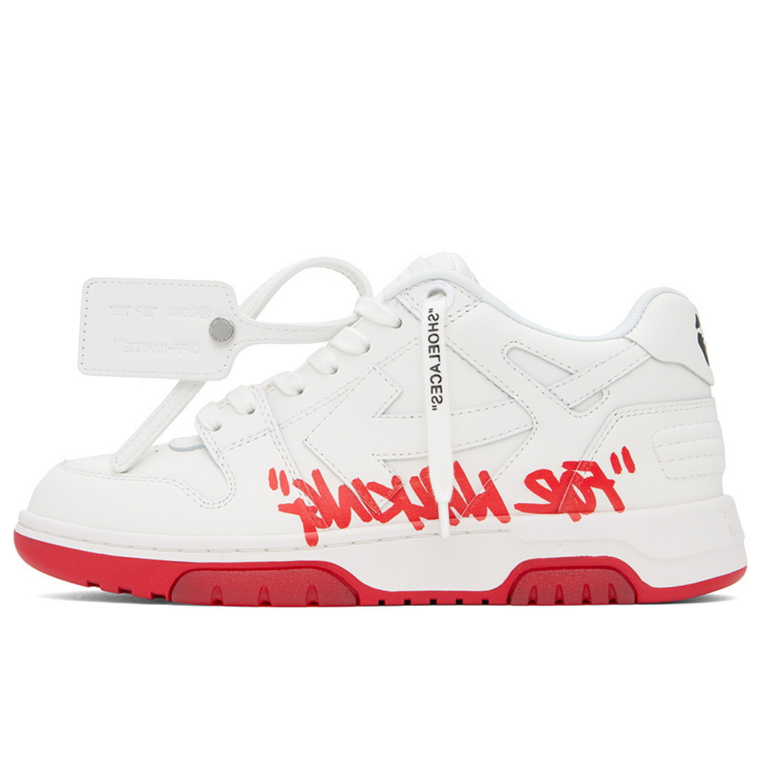 Arrêt « Pour la marche » Blanc Rouge