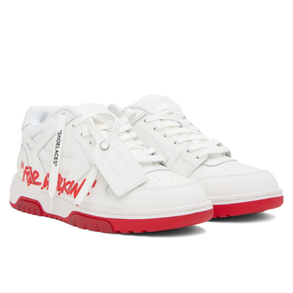 Arrêt « Pour la marche » Blanc Rouge