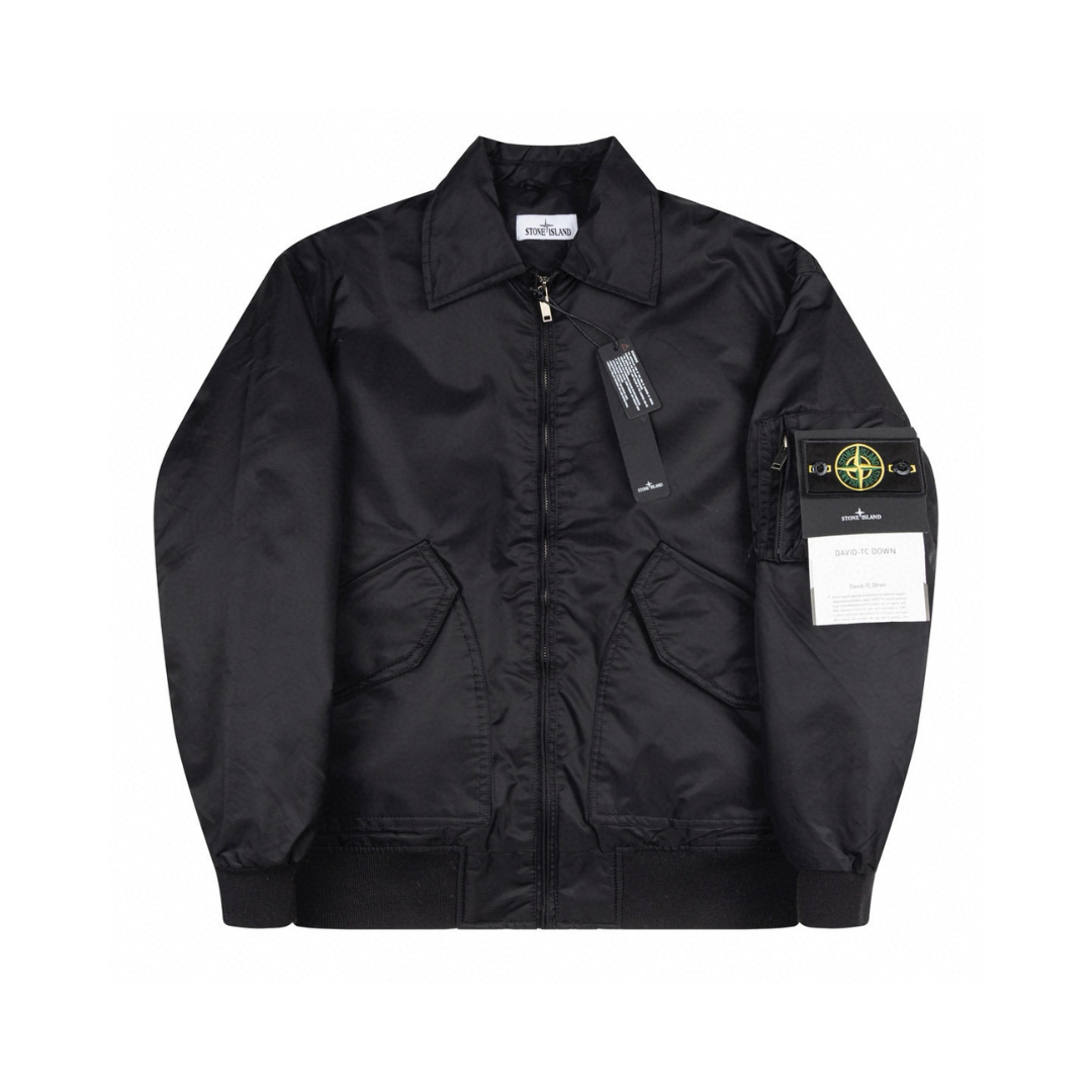 Veste à monogramme en pierre