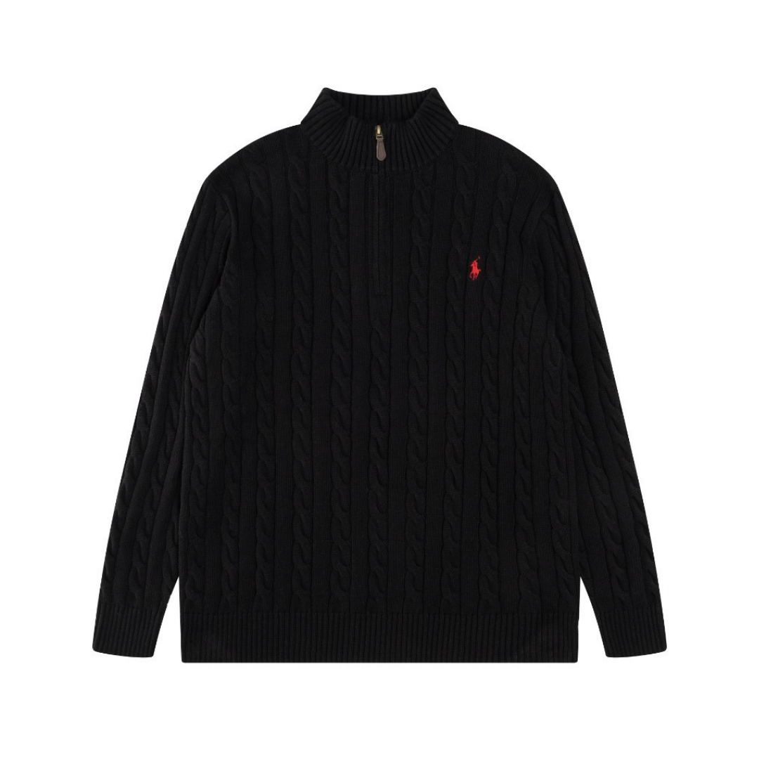 Pull Polo à demi-zip