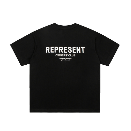 T-shirt monogramme Représente