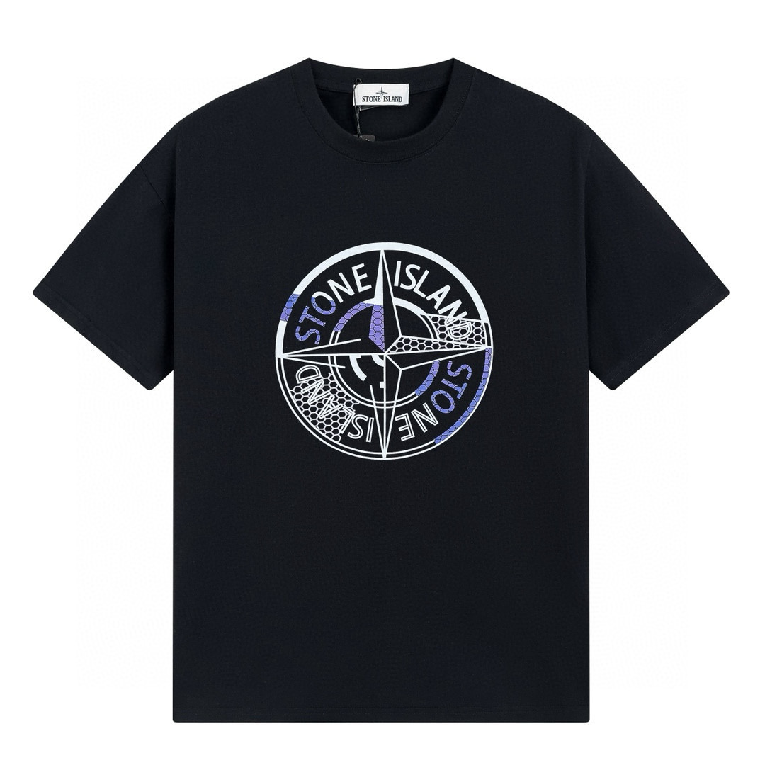 T-shirt monochrome couleur pierre