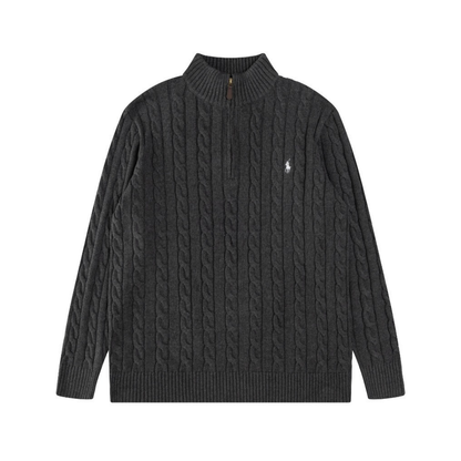 Pull Polo à demi-zip