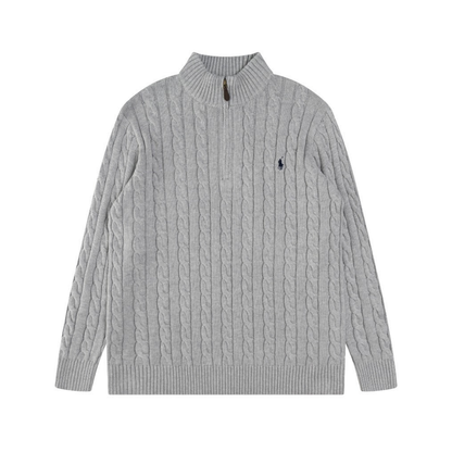 Pull Polo à demi-zip
