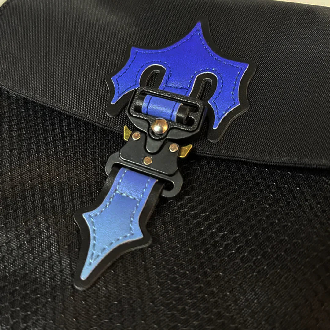 Sac messager bleu dégradé