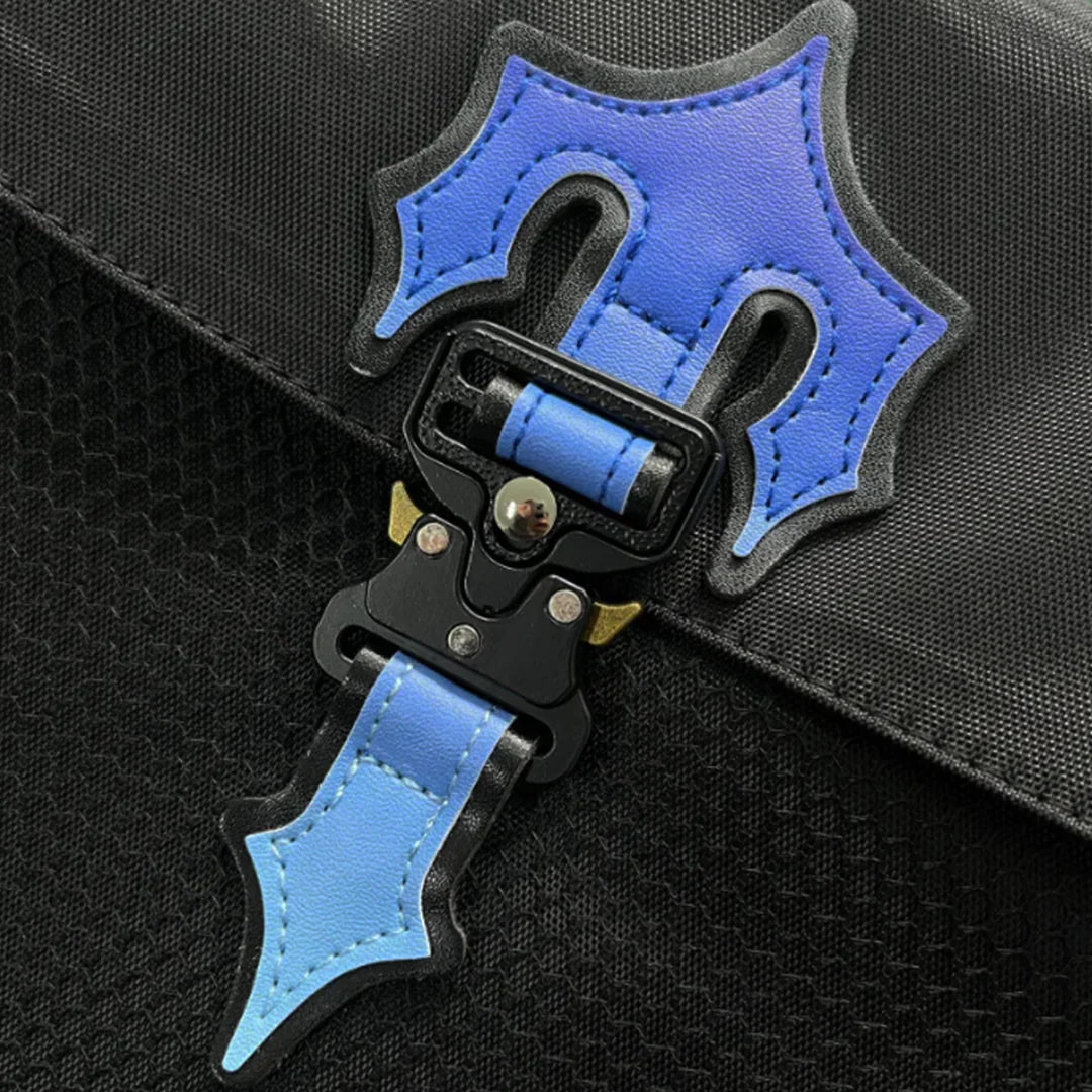 Sac messager bleu dégradé