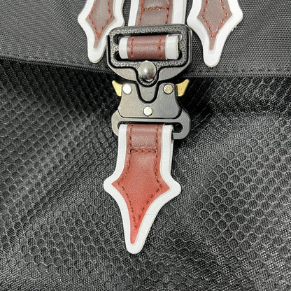 Sac messager rouge dégradé