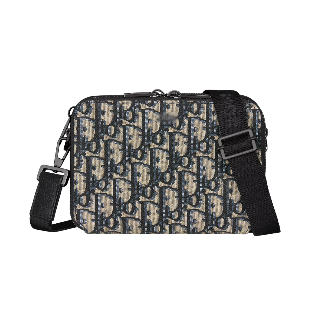 Sac messager monogrammé