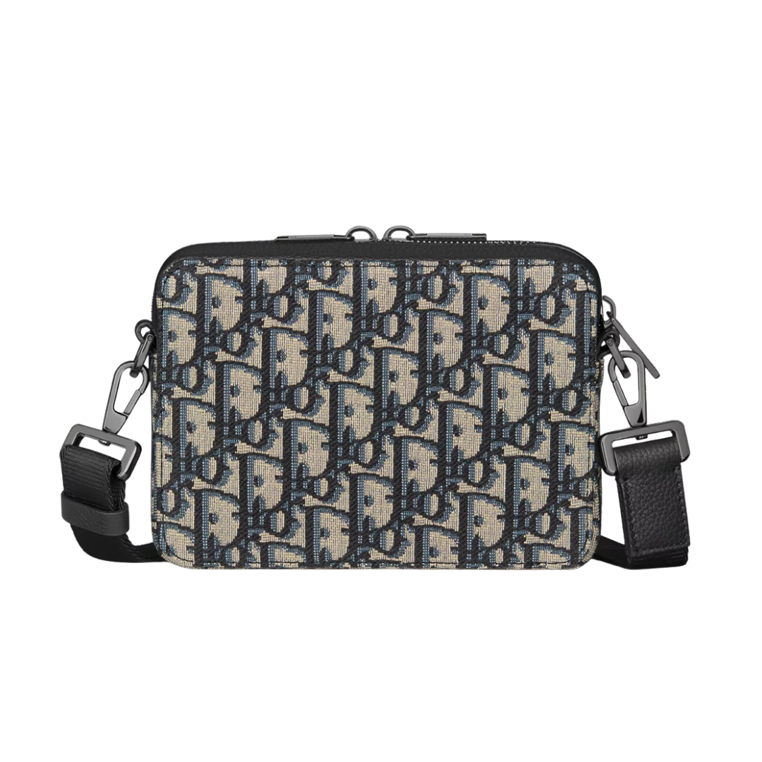 Sac messager monogrammé