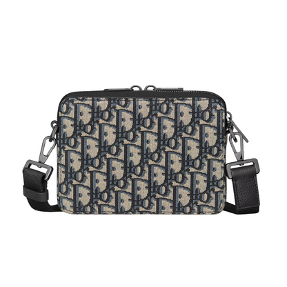 Sac messager monogrammé