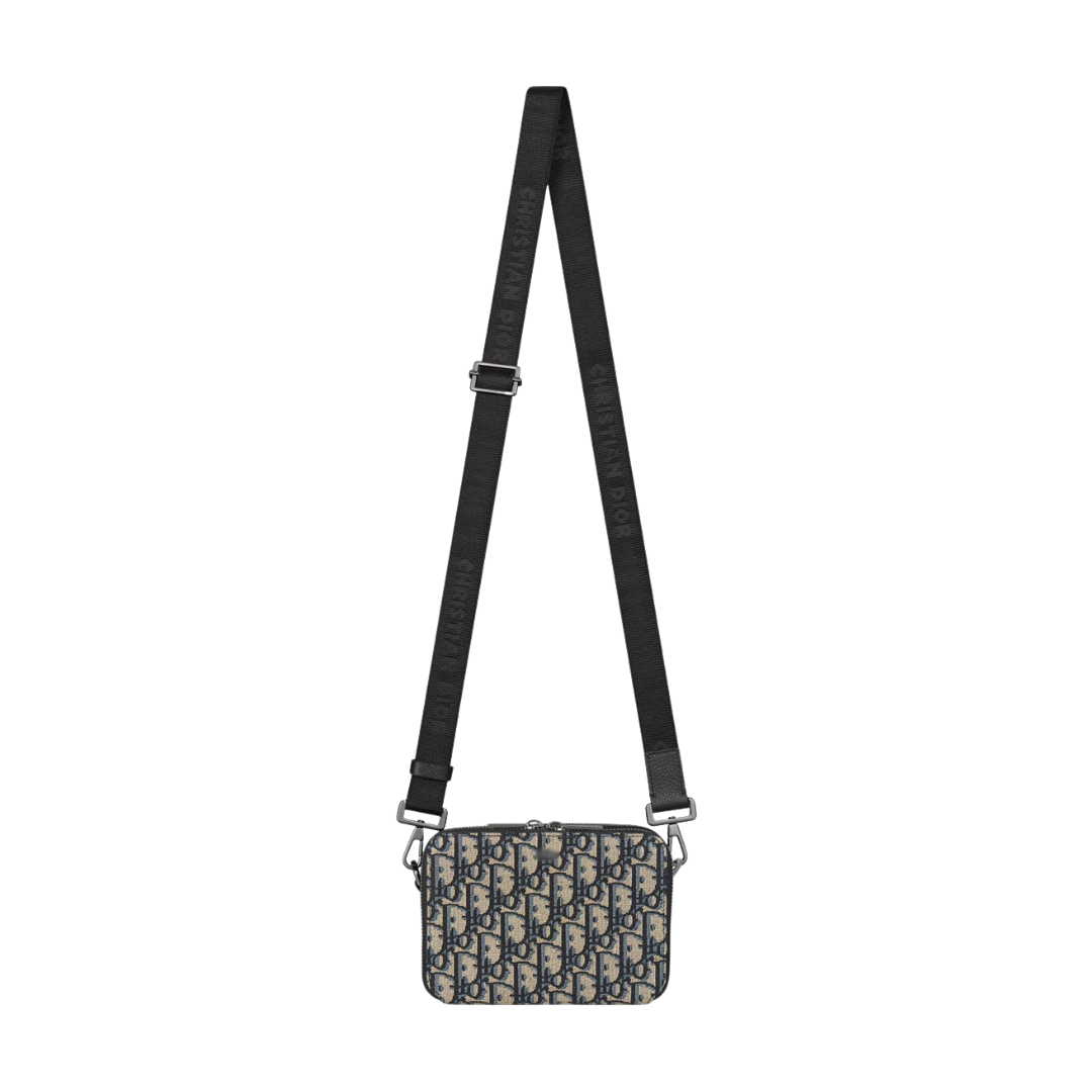 Sac messager monogrammé