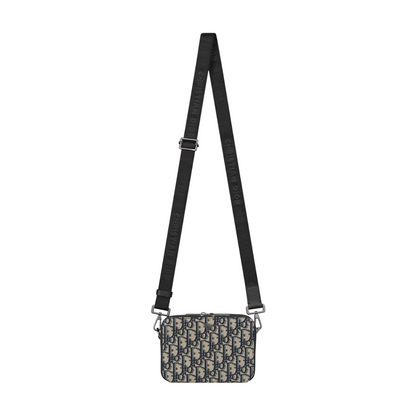 Sac messager monogrammé