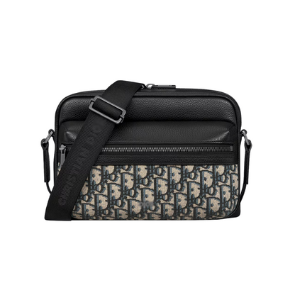 Sac messager monogrammé