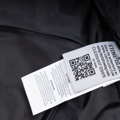 Veste à monogramme en pierre