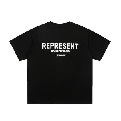 T-shirt monogramme Représente