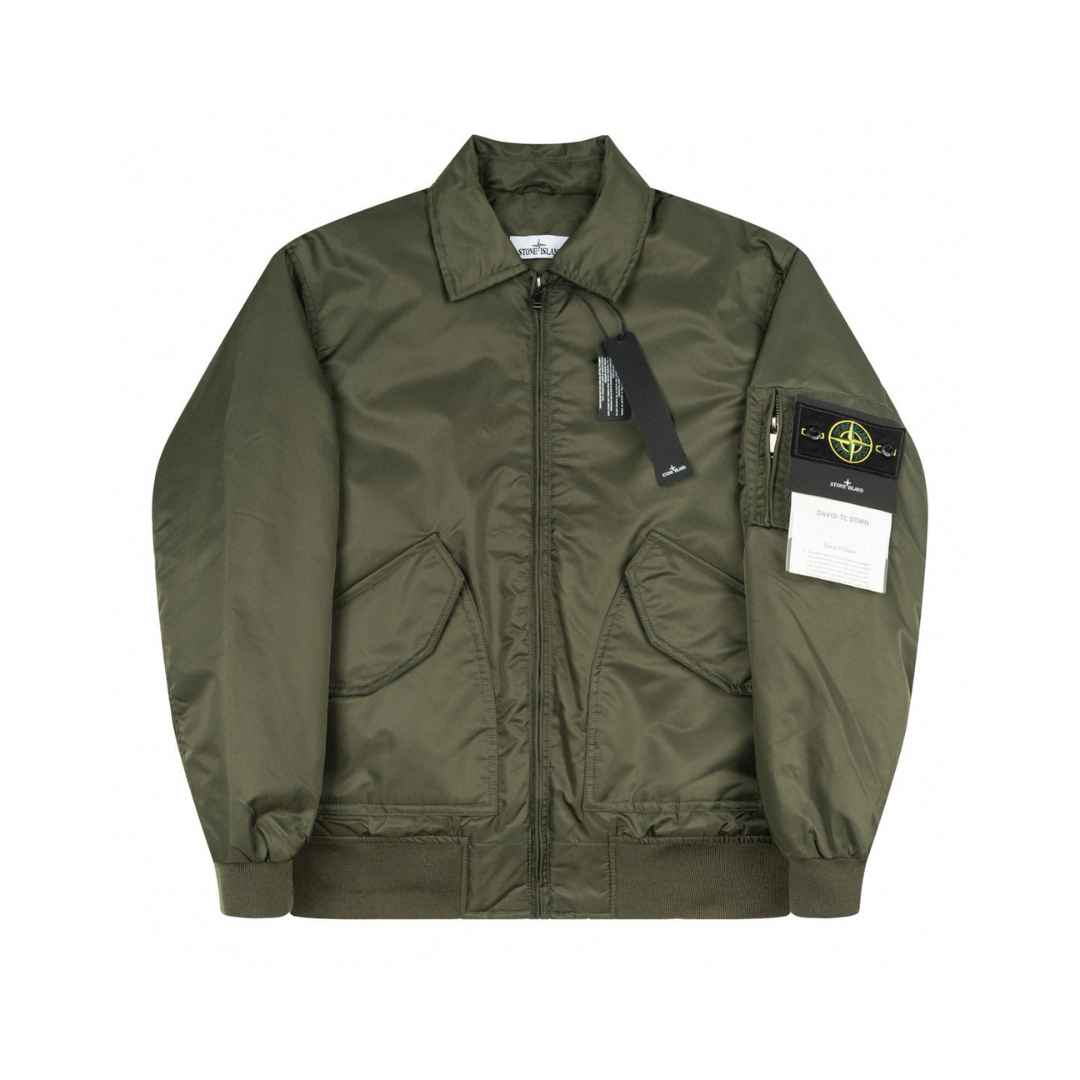 Veste à monogramme en pierre