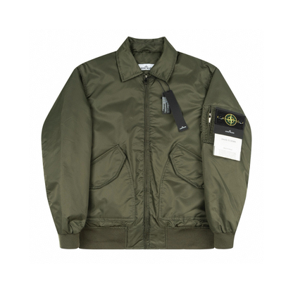 Veste à monogramme en pierre