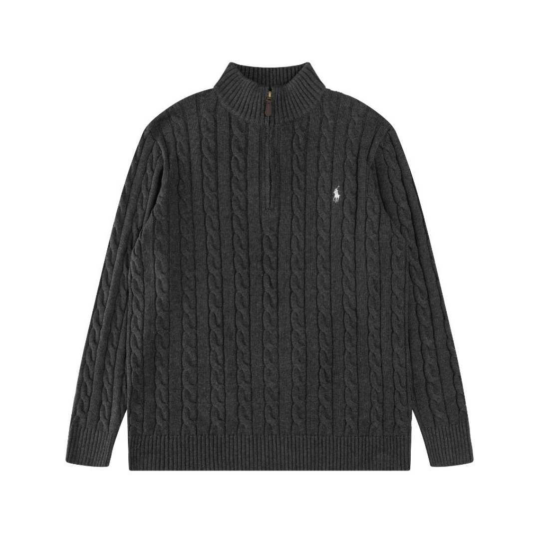 Pull Polo à demi-zip