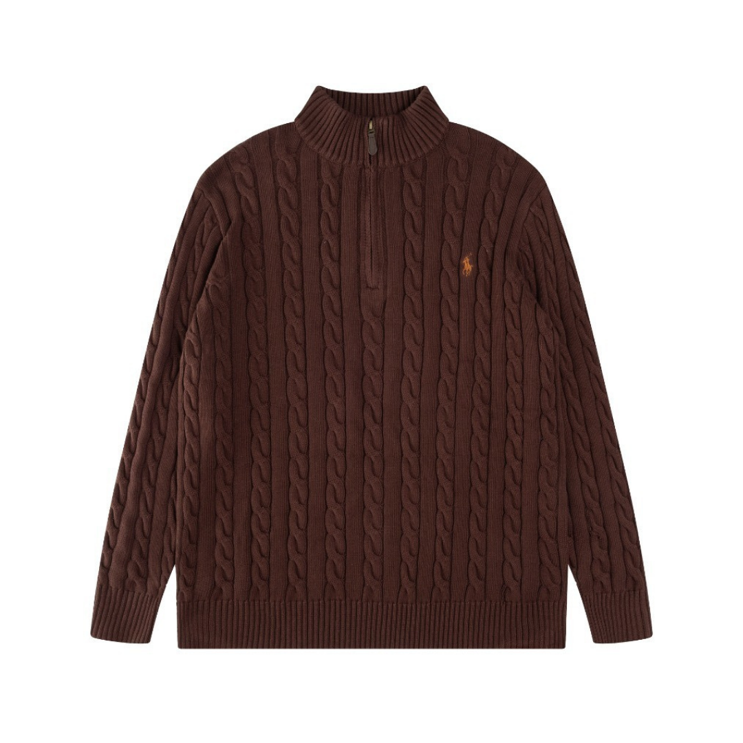 Pull Polo à demi-zip