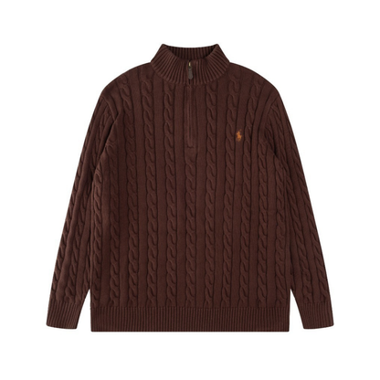 Pull Polo à demi-zip