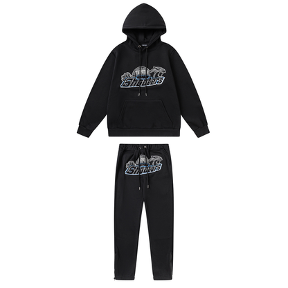 Survêtement à capuche gris et bleu Shooters 2.0