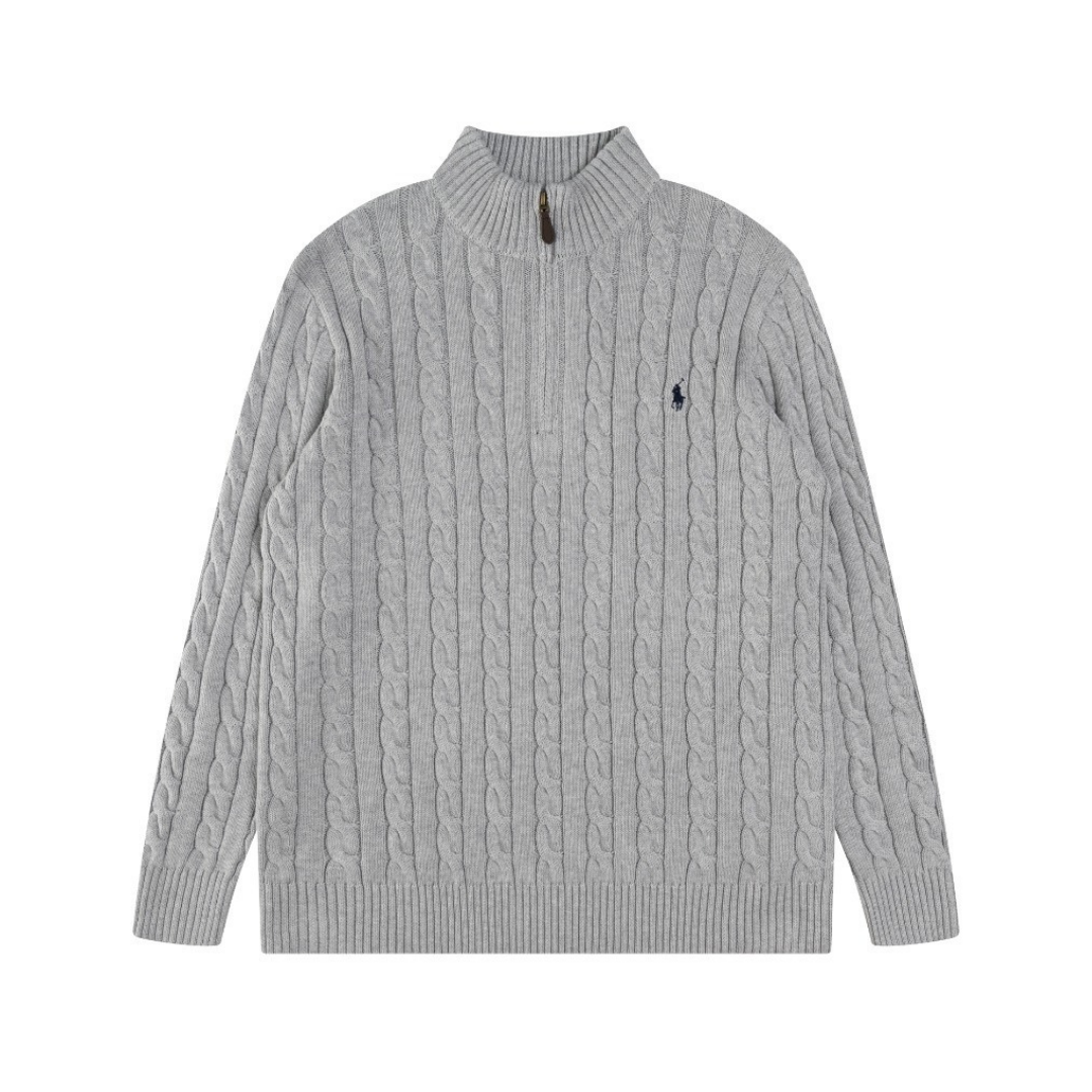 Pull Polo à demi-zip