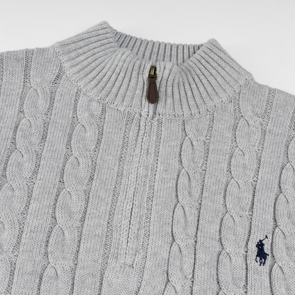 Pull Polo à demi-zip