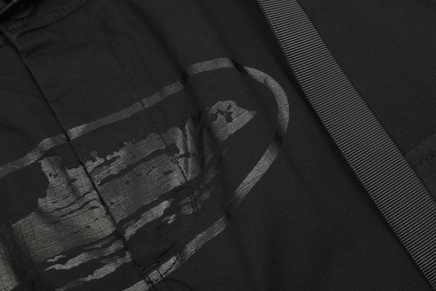 Pantalon cargo noir Alcatraz