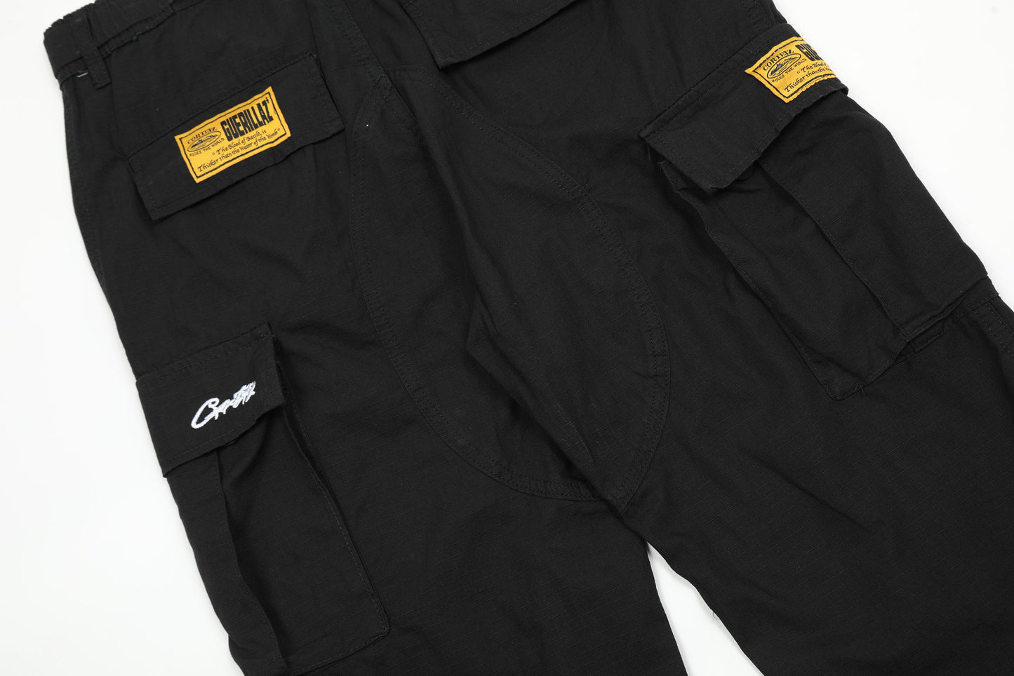 Pantalon cargo noir Alcatraz