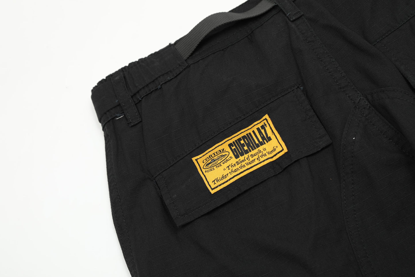 Pantalon cargo noir Alcatraz