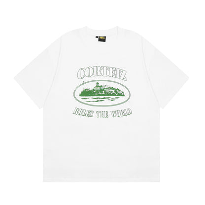 T-shirt Alcatraz blanc et vert