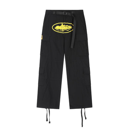 Pantalon cargo jaune Alcatraz